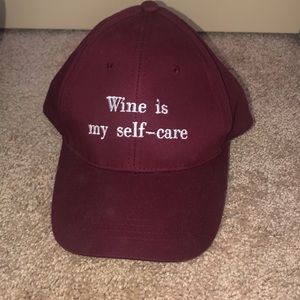 Maroon hat